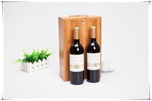 Snajja qasab għal ħażna flixkun inbid aħmar tal-kaxxa tal-qasab